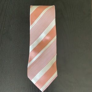 Sean John Peach striped neck tie
